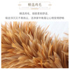 Deqi feather duster, dust removal, dust removal, non-shedding, solid wood handle cleaning duster, chicken neck feather duster 65cm