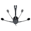 Logitech H110 multifunctional stereo headset 3.5mm wired headset computer notebook dual plug headset single pack