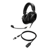 Extremely unknown (HYPERX) Hurricane 3 game headset head-mounted DW12E noise reduction microphone DTS spatial sound effect for playing FPS chicken delta mobile game headset Hurricane 3 wired black DTS sound effect