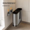 Made in Tokyo, kitchen storage rack, punch-free wall-mounted chopstick barrel space aluminum storage box, chopstick cage drain storage rack