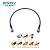 XINQY Xinqiyuan SMA RF coaxial cable DC-6GHz silver-plated double-shielded soft equipment test interconnection antenna extension cable SMA male-SMA male elbow 1m