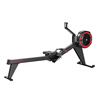 POWERFUN Wind Resistance Rowing Machine Home Indoor Training Silent Rowing Machine Power Measurement Sports Aerobic Gym Rowing New Style PF580 Black (Heightened Instrument Model)