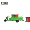 POHIR Garbage Removal Truck Flatbed Six-Bucket Trash Can Electric Transfer Truck Garbage Truck Sanitation Truck Multi-Function Cleaning Truck