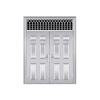 Qilicai customized 304 thickened stainless steel door double-open stainless steel security door entrance flat door villa door home door ordinary thickened stainless steel