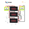 Dengshitang 5-digit high-precision DC digital display digital nanoampere current meter precision plus and minus 0-7mA-3A automatic range isolated interface YK-AMP07m3AT 0~ 7mA~
