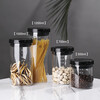 Hero glass sealed jar transparent glass bottle storage jar storage jar fresh jar tea jar portable 500ml