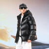 Govan Black Gold Goose Down Jacket Pioneer 4.0 Five-Grid 2024 New Men's Short Winter Fashion Down Jacket Black L