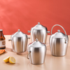Yanxing double-layer stainless steel ice bucket commercial bar ktv champagne bucket ice storage bucket beer beverage ice bucket silver 304 stainless steel double-layer 3L