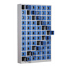 Shanwei customized steel storage cabinet 66-door swipe card smart phone cabinet with coded blue