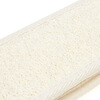 Qian Juhui's natural loofah pulp long bath towel pulls the back without asking anyone to relieve the itch. Loofah bath rub back strip. Off-white loofah pull back strip.