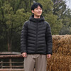 Tambor light down jacket men's short hooded loose simple warm jacket TF236209 black 170