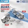 Fengji 304 stainless steel wire rope single clamp double clamp buckle lock single card double card fixed joint M2M3M4M5M10mm double clamp M4 2 pieces 3mm steel wire rope