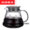 MEXEMINA household heat-resistant glass coffee sharing pot hand-brewed coffee pot set Mocha cloud coffee pot utensils coffee pot without lid 800ml