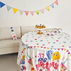 Duomeiyi birthday scene layout boys and girls children birthday props atmosphere party decoration photo tablecloth color cake