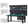 Kaiyuan five drawers and one door double hanging plate 2100*750*1720mm anti-static heavy-duty workbench bench bench industrial assembly line tool table multi-functional maintenance tool table experimental operating table