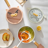 Modern housewife Crayon Shin-chan co-branded milk pot non-stick pot baby special baby food pot cooking instant noodles pot soup pot frying pan Xiaobai