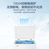 Haier produces a single-temperature freezer for home use that does not require frequent defrosting, a first-level energy-efficiency horizontal refrigerator-freezer, a small mini refrigerator, 100 liters, and a food basket with casters | about 140 pounds of frozen meat Leader
