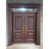 CLCEY rural hall door self-built house entrance door residential door villa door zinc alloy entrance door double door square price - four-door card door - 2