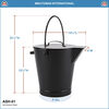 Minuteman International all black ash bucket