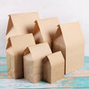 Wilkie kraft paper bag food bread packaging bag food grade edible oil paper bag for cooked food disposable baked bag No. 12 bag 18*11*32cm 50 pieces