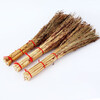 Broom, hand-woven sorghum seedling broom, household old-fashioned broom, thickened outdoor courtyard, large floor cleaning tool, sorghum brush