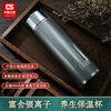 CS China Silver Pure Silver 999 Pure Silver Insulation Cup Home Office Silver Liner Tea Cup Birthday Gift Dark Gray Pure Silver Liner 50g + Certificate Gift Box