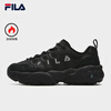 FILA FILA muffin shoes plus velvet men's shoes dad shoes sneakers 2025 winter warm thick-soled casual shoes