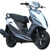 Jiefan (JF) battle speed scooter motorcycle scooter moped street car 125cc fuel mobility scooter matte black standard model
