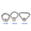 Jinchao 304 stainless steel lifting eye screw nut extension bolt O-shaped ring lifting screw M3M4M5M6-M24 M48 (1 piece) ring