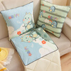 Jialiya pillow quilt dual-purpose thickened office nap pillow blanket two-in-one sofa car cushion small dinosaur green