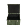 Rotational molding box material box outdoor portable box airdrop box transport box equipment box storage box military green (600*500*400) MM