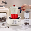 Bincoo Coffee Moka Pot Home Italian-style Coffee Pot Concentrated Extraction Small Electric Stove Hand-brewed Coffee Pot Set Three Cups Mocha Set-Entry Three-piece Set