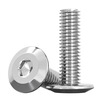 Tianzhuo Hardware 304 stainless steel furniture large flat head hexagonal head bevel screws round head bevel screws bevel bolts M2-M12 M4*25-50 pieces