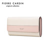 Pierre Cardin Women's Wallet Cowhide Wallet Women's Long Wallet Women's Gift Box 2025 New Year's Eve Gift for Wife