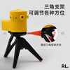 Miyi customized laser level with bracket multifunctional line caster line puncher can rotate home level laser level - black bracket with LED light