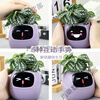 Ivy Emotional Intelligent Plant Cute Pet Intelligent Robot Flower Pot Plant Table with Trendy Ornaments Birthday Gift Retro Green Smart Flower Pot Happy Birthday Gift Set Ghostwritten Oil Painting Style Greeting Card