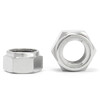 Jinchao 304 stainless steel metal self-locking nut anti-loosening nut M3M4M5M6M8M10 M6 (5 pieces) 316