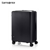 Samsonite trolley suitcase, large capacity, lightweight and durable, suitcase can be boarded on board QX0 black 28 inches