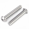 Jinchao 201 stainless steel semi-round head hexagonal bolt pan head screw round cup bolt M3M4M5M8M10 M10*75 (2 pieces)