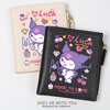 Fromo cat Kuromi Kuromi cute cartoon Japanese style ins style niche high-looking student wallet card holder two-in-one female black Kuromi skull cherry