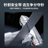 Cast solid window-breaking hammer safety hammer car multi-functional emergency rescue hammer can cut seat belt artifact car escape car