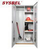 Sisbell WA920450Y emergency equipment cabinet emergency tool equipment storage cabinet PPE cabinet with window glass/45gal/170L WA920450 gray emergency equipment cabinet double door (with glass)