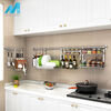 Jianyimao 304 stainless steel kitchen storage rack without punching wall-mounted spice storage rack multi-functional wall knife 5A