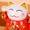 Extreme Space Lucky Cat Solar Powered Automatic Hand Waving Lucky Cat Living Room Ornament Store Opening Gift Housewarming Gift