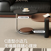 Dipu antique style walnut tea table modern simple living room small apartment oval 1.3m tea table combination Yimei 829