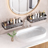 One bathroom bathroom shelf space aluminum punch-free toilet sink kitchen storage wall-mounted bathroom shelf