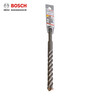 Bosch (BOSCH) electric hammer impact drill bit four pits four blades 5 series round shank two pits cross wall extension extension for concrete drilling 16x250x310mm four blades round shank