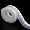 Bingyu door and window self-adhesive seal strip 3M sound insulation waterproof insulation glass door seal strip transparent 25mm (5 meters) BH-562