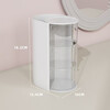 Makeup brush storage box desktop dressing table lipstick eye shadow eyebrow pencil storage rack student dormitory cosmetics storage rack rotatable cosmetics storage box pink 3 layers 1 pack