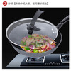 Fat Donglai's three-piece medical stone pot set of the same style is a complete set of household non-stick pots for induction cookers. Double lid (wok + soup pot) comes with a spatula and a spoon.